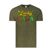 Vintage Olive lucky mama st patricks day Vintage Tee - Jasminsmagicworld