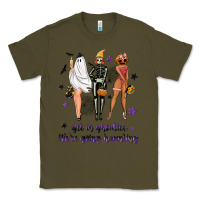 Army Green Get in ghoulies were going haunting Classic Tee - NancyCooperArtShop