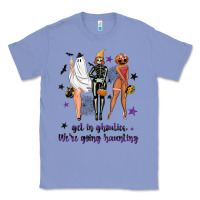 Colony Blue Get in ghoulies were going haunting Classic Tee - NancyCooperArtShop