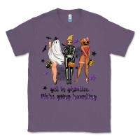 Lavender Get in ghoulies were going haunting Classic Tee - NancyCooperArtShop