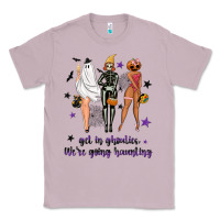 Lilac Get in ghoulies were going haunting Classic Tee - NancyCooperArtShop