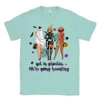 Seafoam Get in ghoulies were going haunting Classic Tee - NancyCooperArtShop