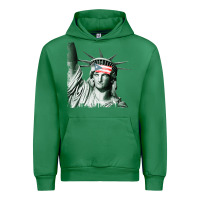 Emerald Puerto Rico Resiste Statue of Liberty Puerto Rican Flag Urban Hoodie - trangStudio