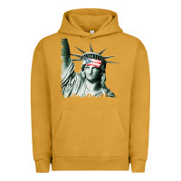 Pigment Peanut Butter Puerto Rico Resiste Statue of Liberty Puerto Rican Flag Urban Hoodie - trangStudio