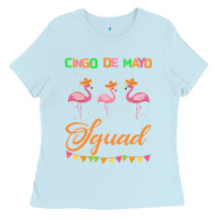 Baby Blue Cinco De Mayo Squad Ladies Tee - Bettercallsaul