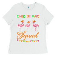 White Cinco De Mayo Squad Ladies Tee - Bettercallsaul