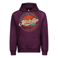 Mauve Wine Que Chimba Parce Medellin Bandera Antioquia Colombia Paisa Urban Hoodie - trangStudio