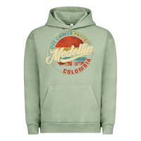 Pigment Oil Green Que Chimba Parce Medellin Bandera Antioquia Colombia Paisa Urban Hoodie - trangStudio