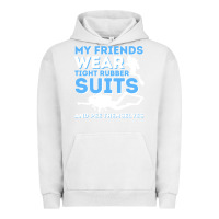 Pigment Lunar Rock My Friends Wear Tight Rubber Suits  Scuba Diving & Diver Urban Hoodie - trangStudio
