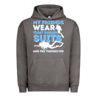 Pigment Tornado My Friends Wear Tight Rubber Suits  Scuba Diving & Diver Urban Hoodie - trangStudio