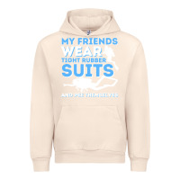 Sandshell My Friends Wear Tight Rubber Suits  Scuba Diving & Diver Urban Hoodie - trangStudio