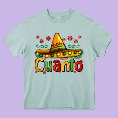 Cuanto My Fourth Mexican Birthday Heavy Core Tee Designed By Jasminsmagicworld