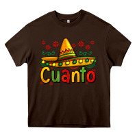 Chocolate Brown Cuanto my fourth mexican birthday Heavy Core Tee - Jasminsmagicworld