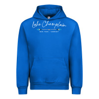 Cobalt Lake Champlain Oars Graphic Urban Hoodie - trangStudio