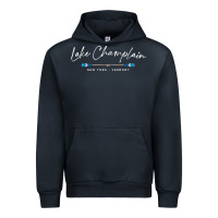 Navy Lake Champlain Oars Graphic Urban Hoodie - trangStudio
