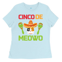 Baby Blue Cinco De Meow Ladies Tee - Bettercallsaul