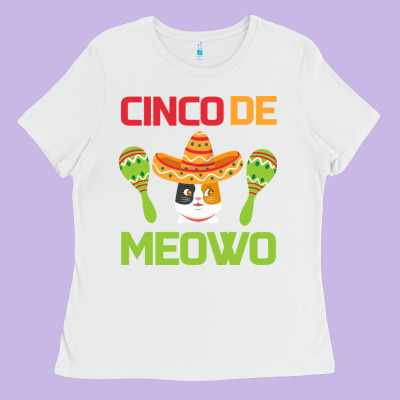 Cinco De Meow Ladies Tee Designed By Bettercallsaul
