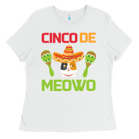 White Cinco De Meow Ladies Tee - Bettercallsaul