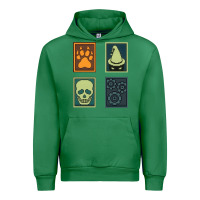 Emerald Inscryption Psychological Horror Card Categories Game Halloween Scary  Urban Hoodie - trangStudio