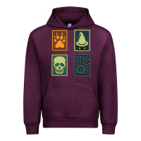 Mauve Wine Inscryption Psychological Horror Card Categories Game Halloween Scary  Urban Hoodie - trangStudio