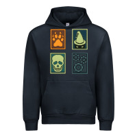 Navy Inscryption Psychological Horror Card Categories Game Halloween Scary  Urban Hoodie - trangStudio