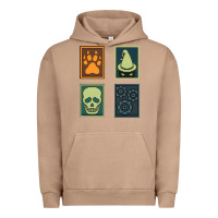 Pigment Burro Inscryption Psychological Horror Card Categories Game Halloween Scary  Urban Hoodie - trangStudio