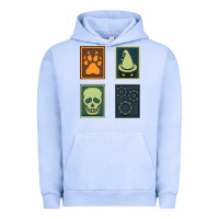 Pigment Grape Ice Inscryption Psychological Horror Card Categories Game Halloween Scary  Urban Hoodie - trangStudio