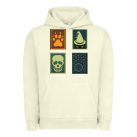 Pigment Pistachio Inscryption Psychological Horror Card Categories Game Halloween Scary  Urban Hoodie - trangStudio