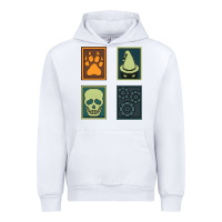 White Inscryption Psychological Horror Card Categories Game Halloween Scary  Urban Hoodie - trangStudio