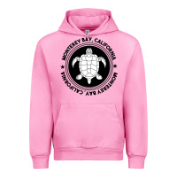 Fuchsia Pink Diving at Monterey Bay, California Urban Hoodie - trangStudio