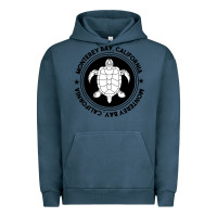 Pigment Midnight Navy Diving at Monterey Bay, California Urban Hoodie - trangStudio