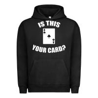 Pigment Black Cool Magician Is This Your Card Illusionist Urban Hoodie - trangStudio