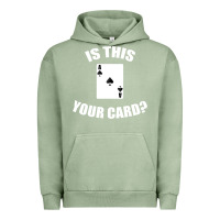 Pigment Oil Green Cool Magician Is This Your Card Illusionist Urban Hoodie - trangStudio