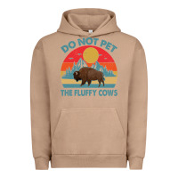 Pigment Burro Do Not Pet The Fluffy Cows Vintage Urban Hoodie - trangStudio