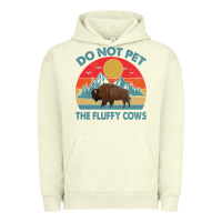 Do Not Pet The Fluffy Cows Vintage Urban Hoodie | Teevron