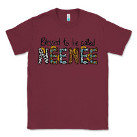 Burgundy blessed to be called neenee Classic Tee - CowhideDigitalArt