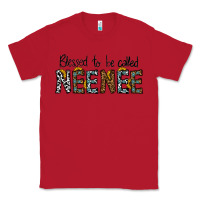 Red blessed to be called neenee Classic Tee - CowhideDigitalArt
