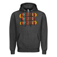 Charcoal Heather western sunflower Zipper Hoodie - RacoonDesign