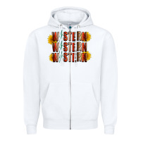 White western sunflower Zipper Hoodie - RacoonDesign