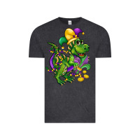 Vintage Black mardi gras trex Vintage Tee - CowGirlArtShop