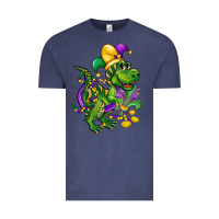 Vintage Denim mardi gras trex Vintage Tee - CowGirlArtShop