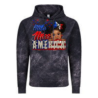 Cloud Black little miss america black girl peekaboo Vintage Hoodie - CowGirlArtShop