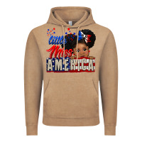 Vintage Coffee little miss america black girl peekaboo Vintage Hoodie - CowGirlArtShop