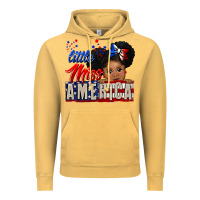 Vintage Mustard little miss america black girl peekaboo Vintage Hoodie - CowGirlArtShop