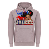 Vintage Zinc little miss america black girl peekaboo Vintage Hoodie - CowGirlArtShop
