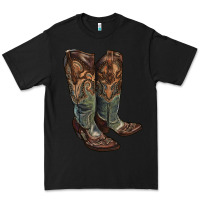 Black cowgirl boots Premium Tee - RanaPortraitStore