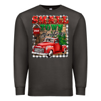 Smoke small town christmas Premium Sweatshirt - BarkalooDesign