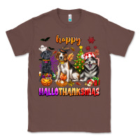 Chestnut happy hallothanksmas dogs Classic Tee - texasbilliewilder