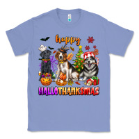 Colony Blue happy hallothanksmas dogs Classic Tee - texasbilliewilder