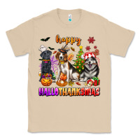 Mushroom happy hallothanksmas dogs Classic Tee - texasbilliewilder